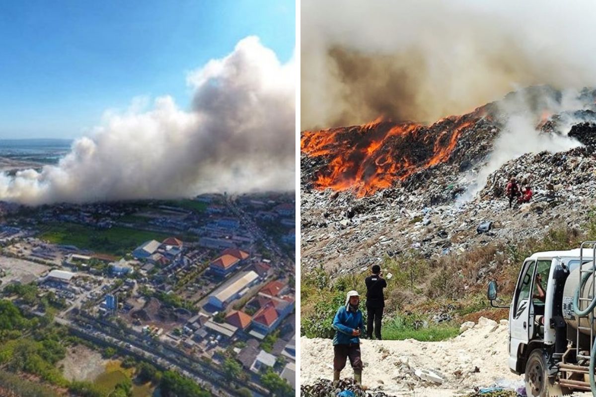 Bali's Fire Continues For The 4th Day And Forces Evacuation