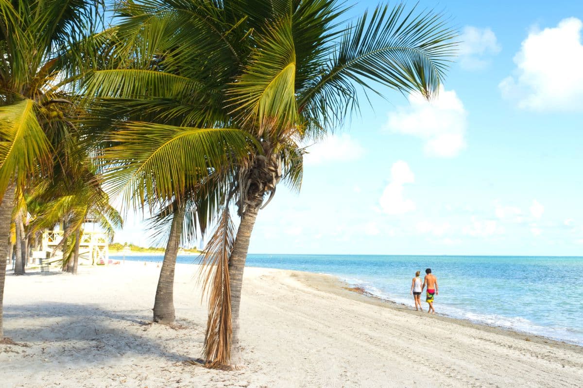 best beaches near miami florida